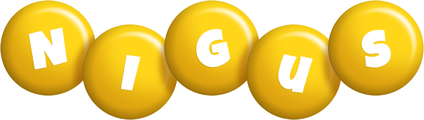 Nigus candy-yellow logo