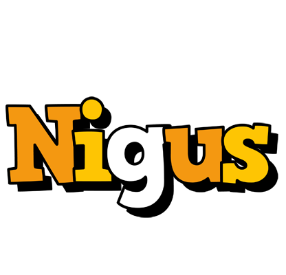 Nigus cartoon logo