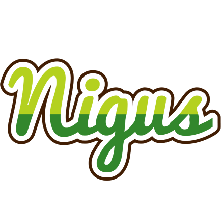 Nigus golfing logo