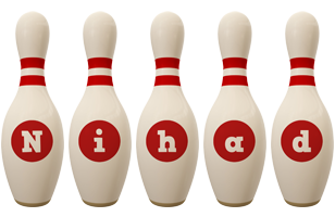 Nihad bowling-pin logo