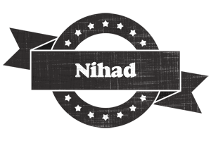 Nihad grunge logo