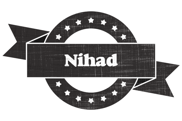 Nihad grunge logo
