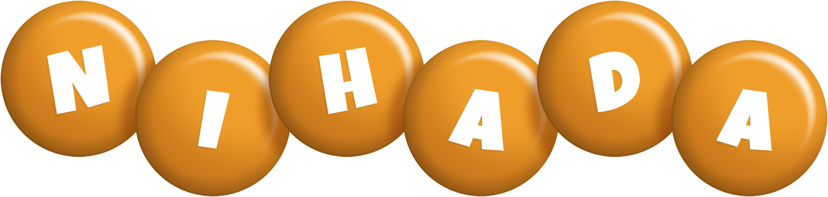 Nihada candy-orange logo