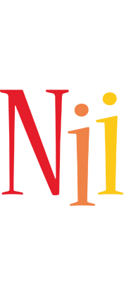 Nii birthday logo