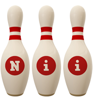 Nii bowling-pin logo