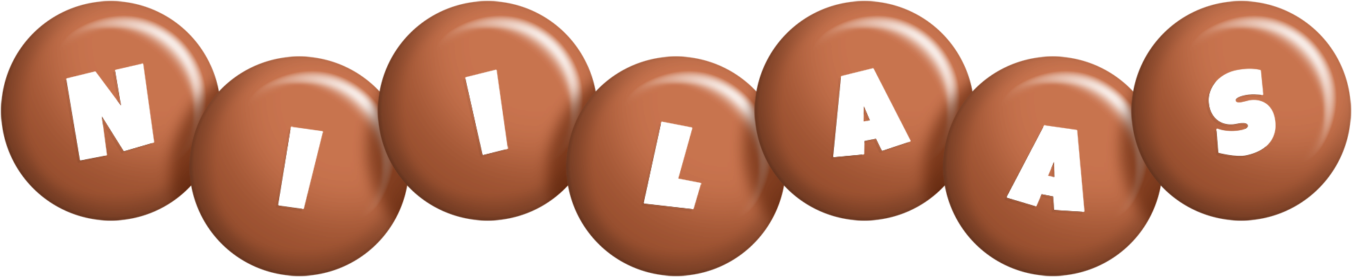 Niilaas candy-brown logo
