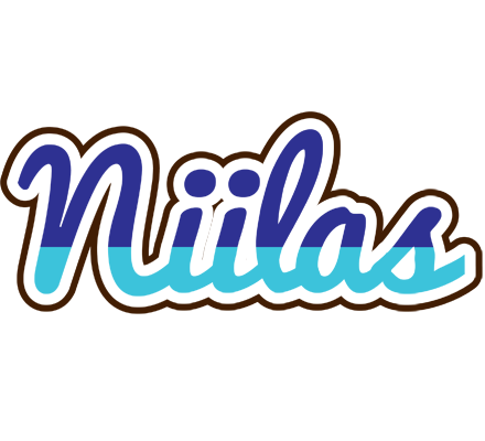 Niilas raining logo