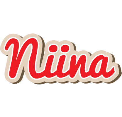 Niina chocolate logo