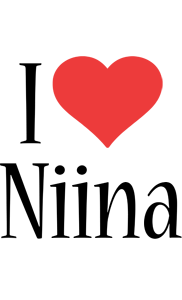 Niina i-love logo
