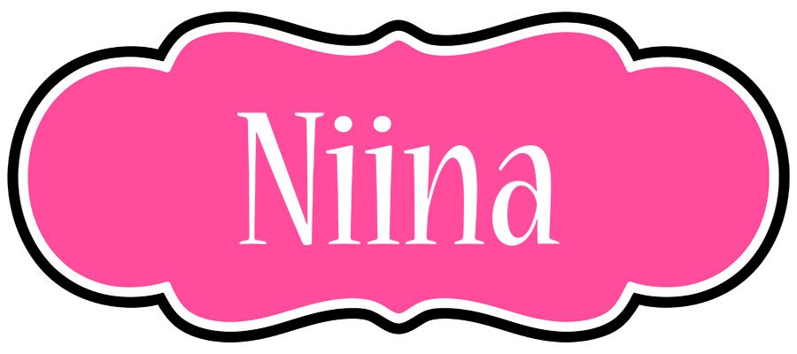 Niina invitation logo