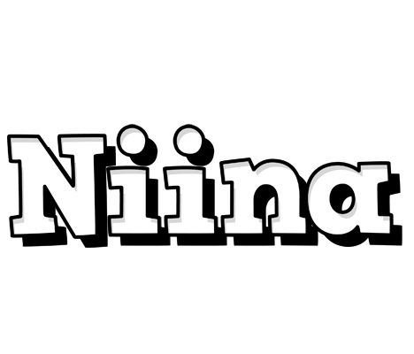 Niina snowing logo