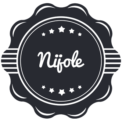 Nijole badge logo