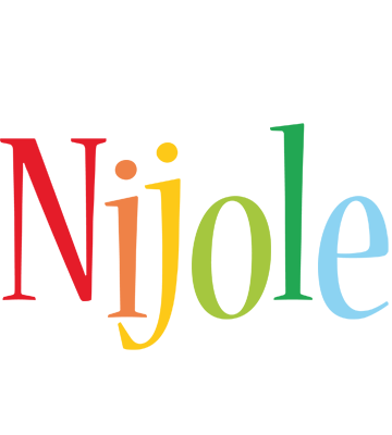 Nijole birthday logo
