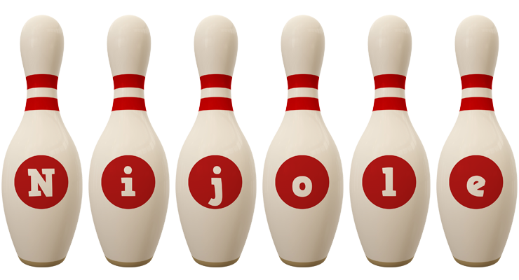 Nijole bowling-pin logo