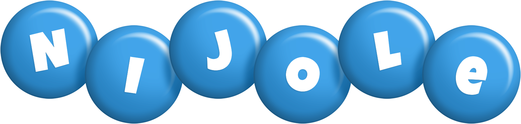Nijole candy-blue logo