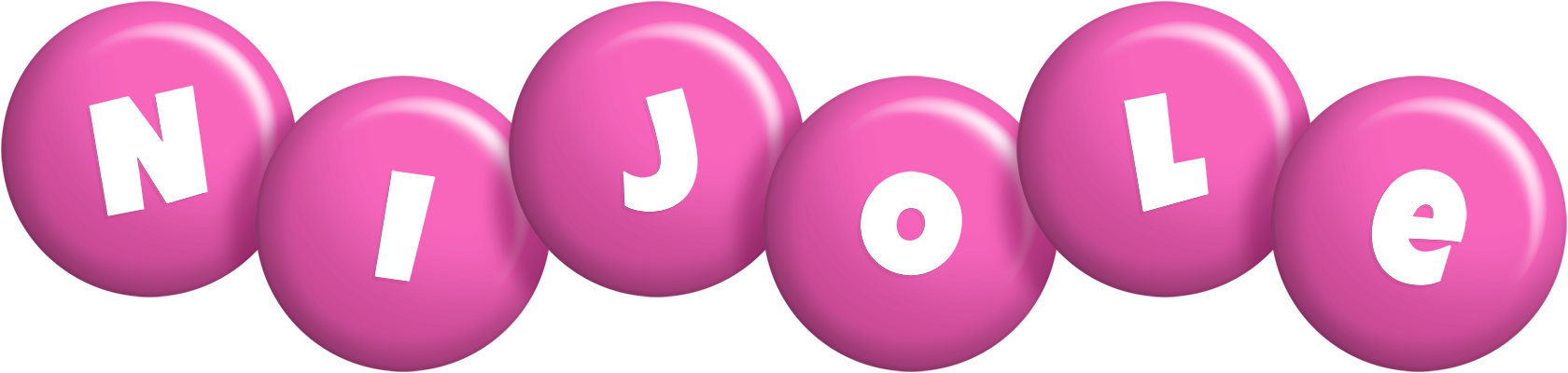 Nijole candy-pink logo