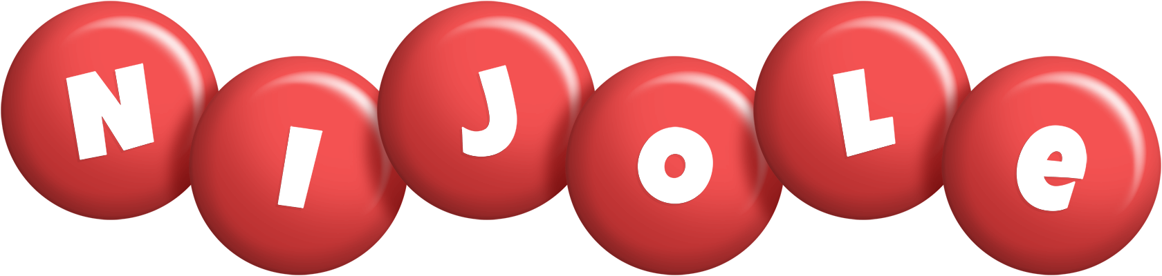 Nijole candy-red logo
