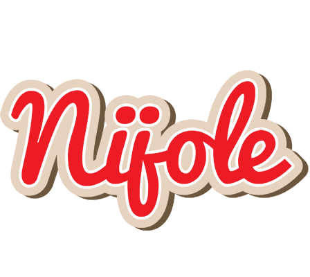 Nijole chocolate logo