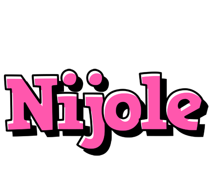Nijole girlish logo