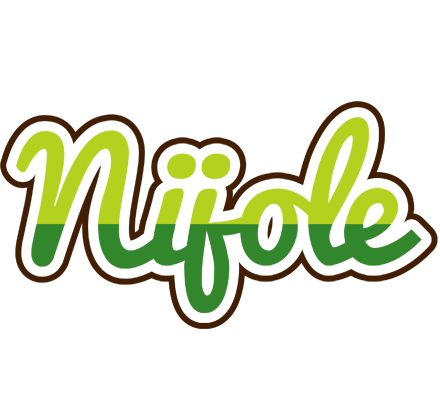Nijole golfing logo