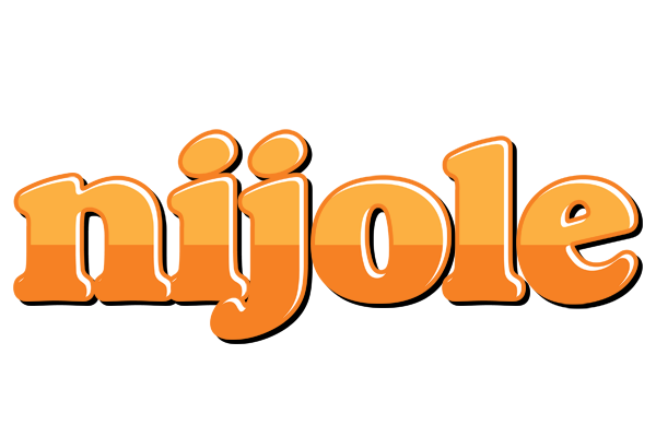 Nijole orange logo
