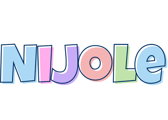 Nijole pastel logo
