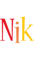 Nik birthday logo