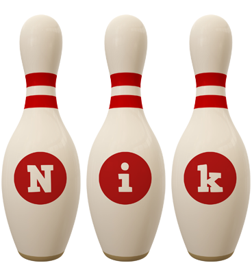 Nik bowling-pin logo