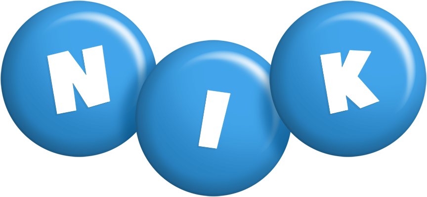Nik candy-blue logo
