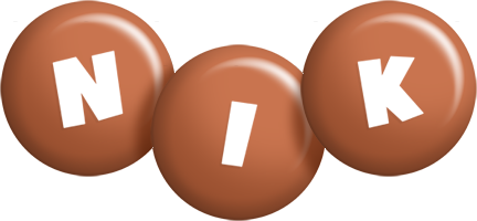 Nik candy-brown logo