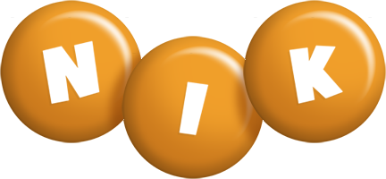 Nik candy-orange logo