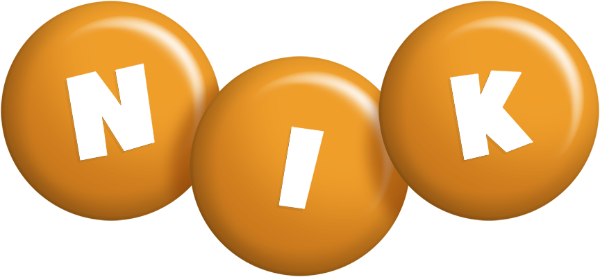 Nik candy-orange logo