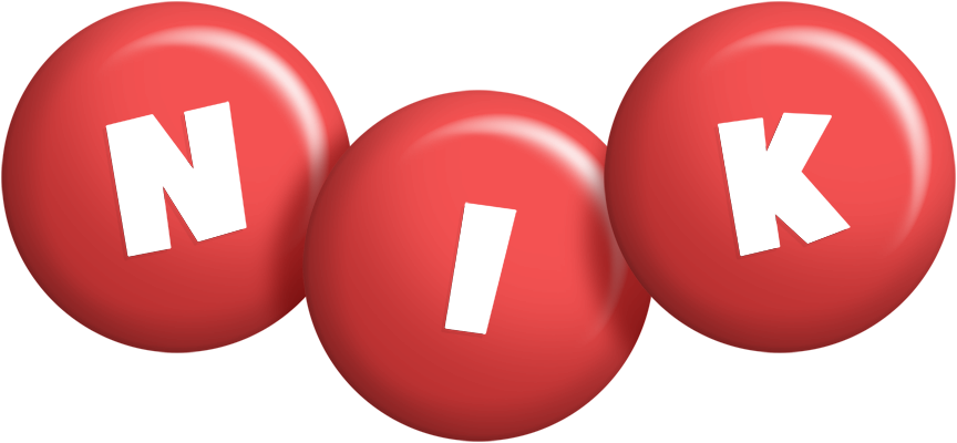 Nik candy-red logo