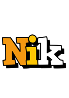 Nik cartoon logo