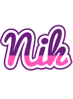 Nik cheerful logo