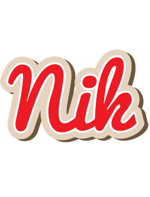 Nik chocolate logo