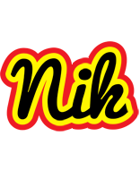 Nik flaming logo