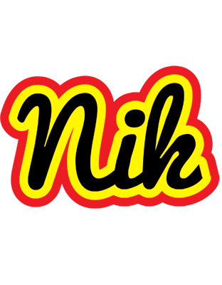 Nik flaming logo