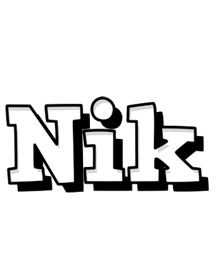 Nik snowing logo