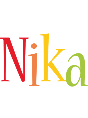 Nika birthday logo