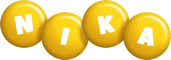 Nika candy-yellow logo