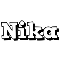 Nika snowing logo