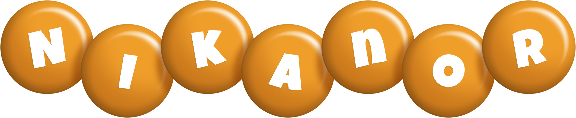 Nikanor candy-orange logo