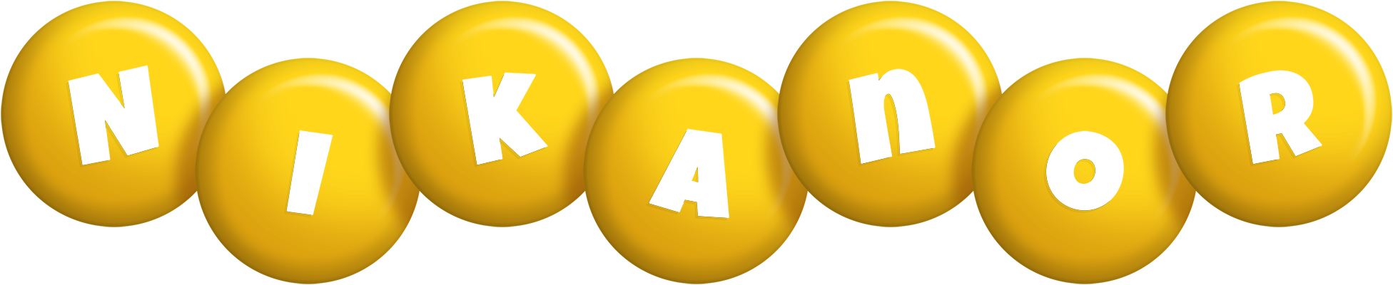 Nikanor candy-yellow logo