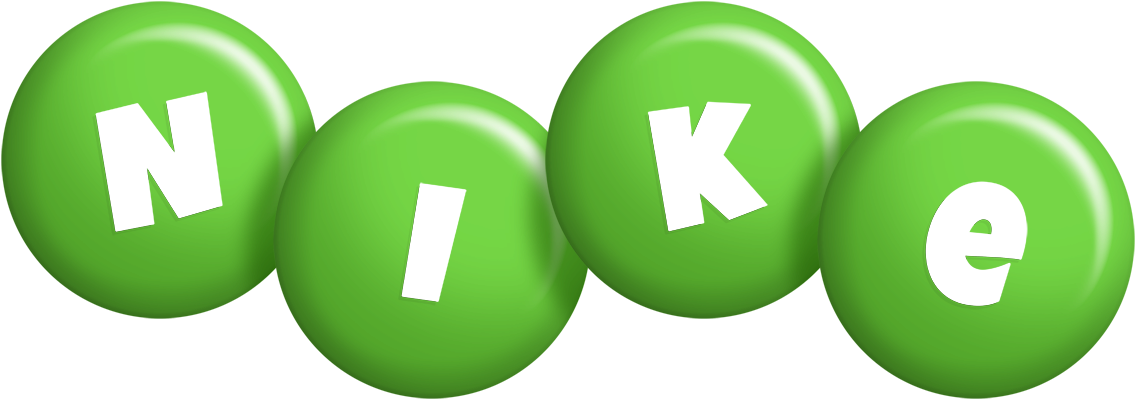 Nike candy-green logo