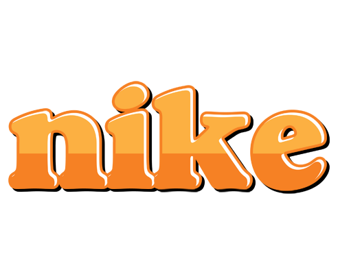 Nike orange logo