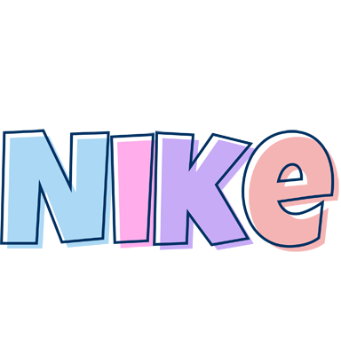 Nike pastel logo