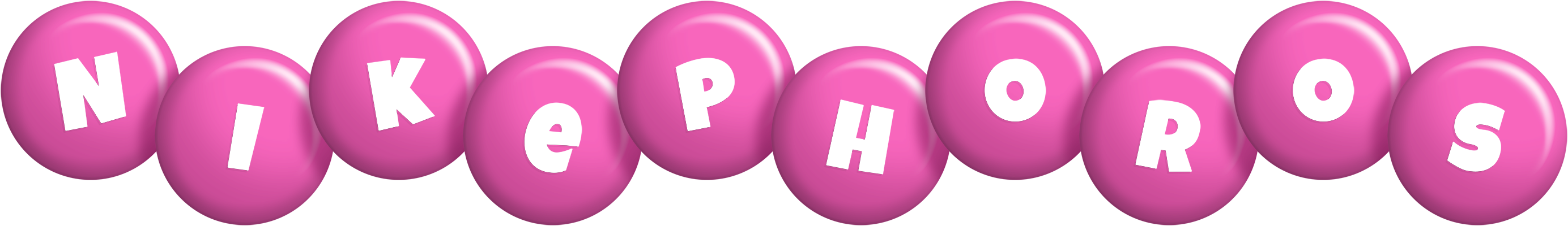 Nikephoros candy-pink logo