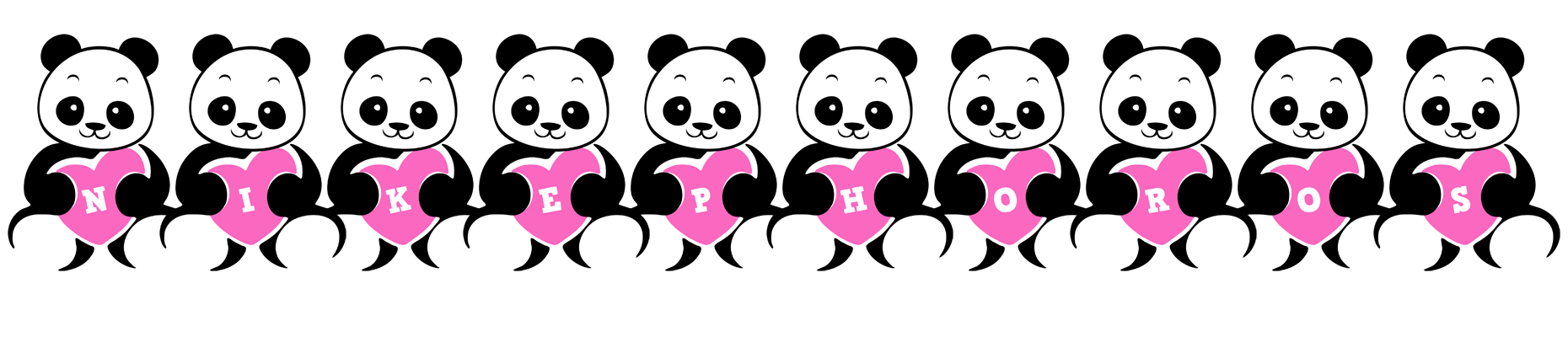Nikephoros love-panda logo