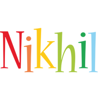 Nikhil Logo Name Logo Generator Smoothie Summer Birthday Kiddo Colors Style